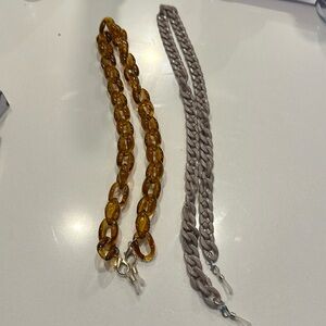 Amber and Taupe Sunglasses Chains
